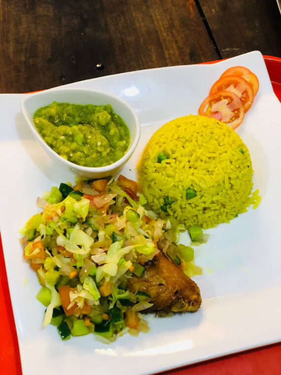 Riz au curry viande